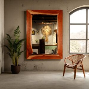 Raw Edges Mirror Frame