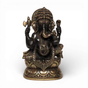 Lord Ganesha Sitting on a Lotus