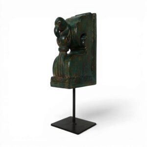 Antique Table Décor Green Colour