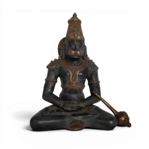Lord Hanuman Ji With Gada in Meditation Form