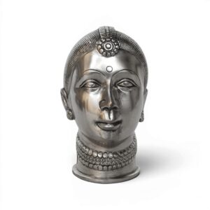 Parvati Face Silver Finish