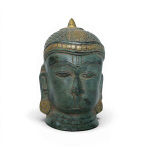 Hanuman Ji Face Green Patina Finish