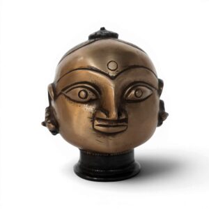Parvati Face Gold  & Black Finish Big