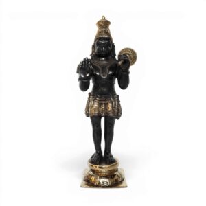 Lord Hanuman Ji Black & Gold Finish