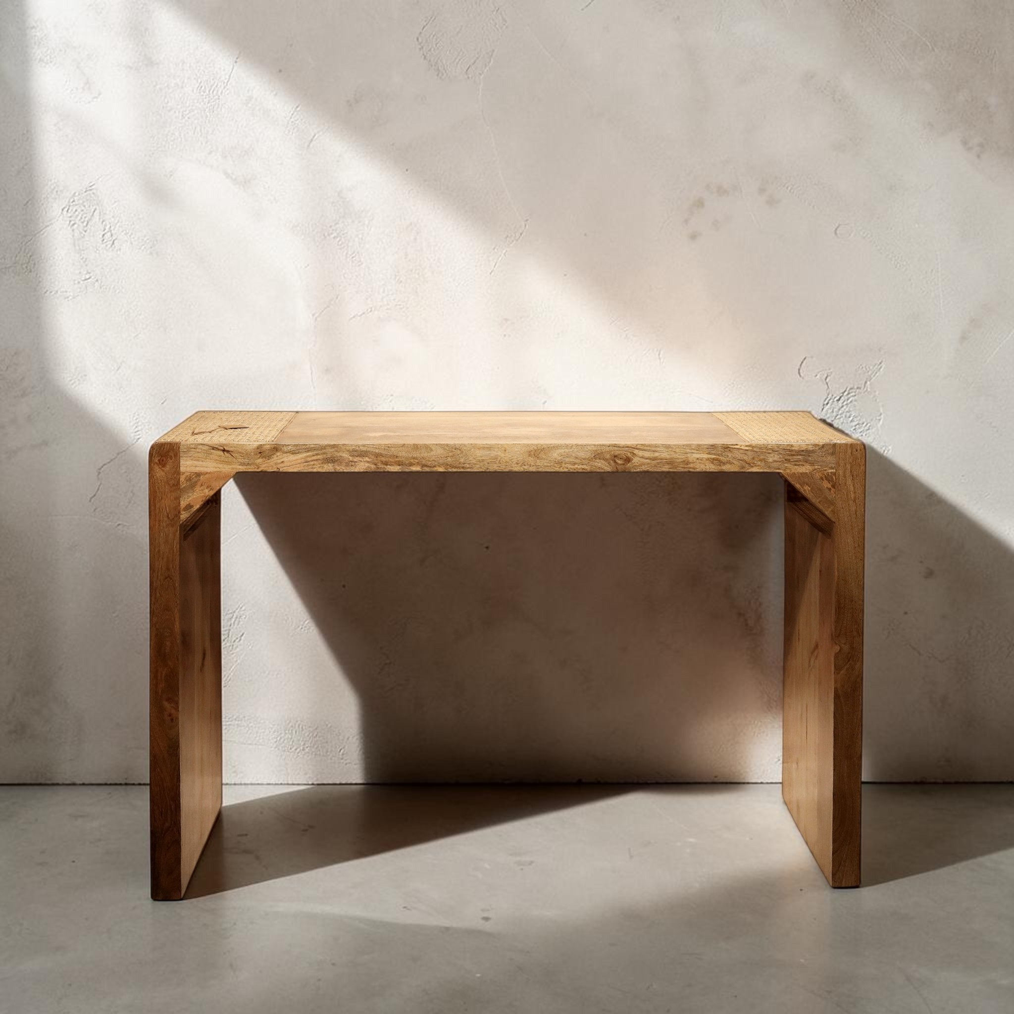 Ratan Console Natural Colour